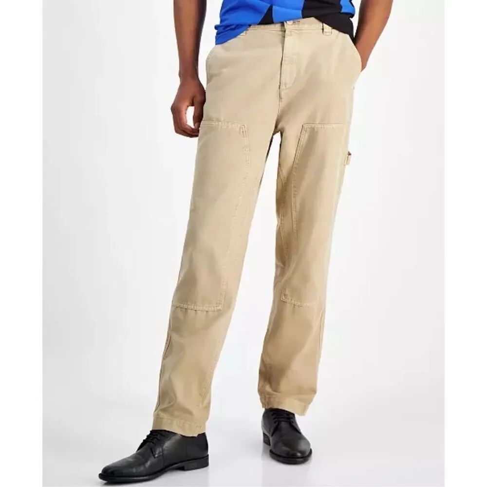 Hugo by Hugo Boss NWT Tapered Fit Trousers Merge Beige Medium